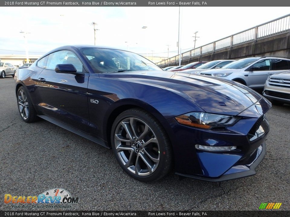 Kona Blue 2018 Ford Mustang GT Premium Fastback Photo #9