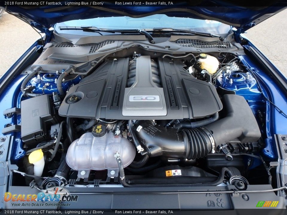 2018 Ford Mustang GT Fastback 5.0 Liter DOHC 32-Valve Ti-VCT V8 Engine Photo #8