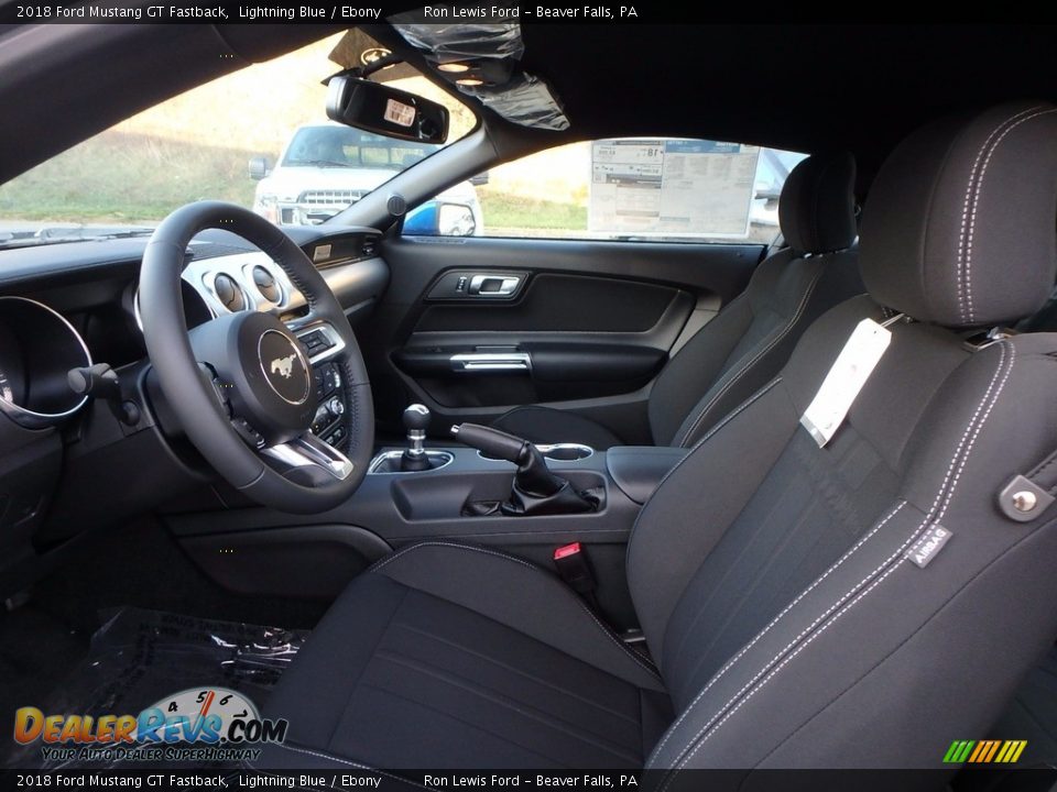 Front Seat of 2018 Ford Mustang GT Fastback Photo #11