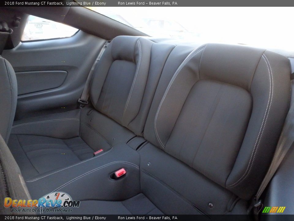 Rear Seat of 2018 Ford Mustang GT Fastback Photo #12