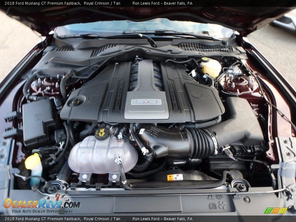 2018 Ford Mustang GT Premium Fastback 5.0 Liter DOHC 32-Valve Ti-VCT V8 Engine Photo #8