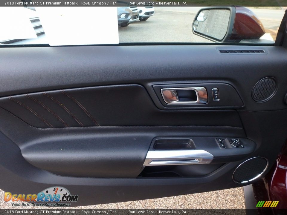 Door Panel of 2018 Ford Mustang GT Premium Fastback Photo #14