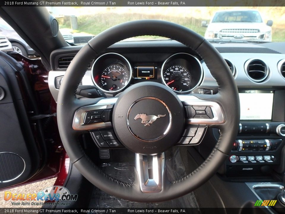 2018 Ford Mustang GT Premium Fastback Steering Wheel Photo #17