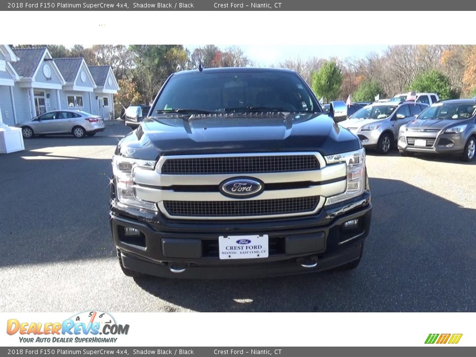 2018 Ford F150 Platinum SuperCrew 4x4 Shadow Black / Black Photo #2
