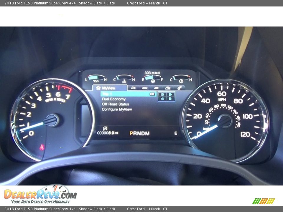 2018 Ford F150 Platinum SuperCrew 4x4 Shadow Black / Black Photo #13
