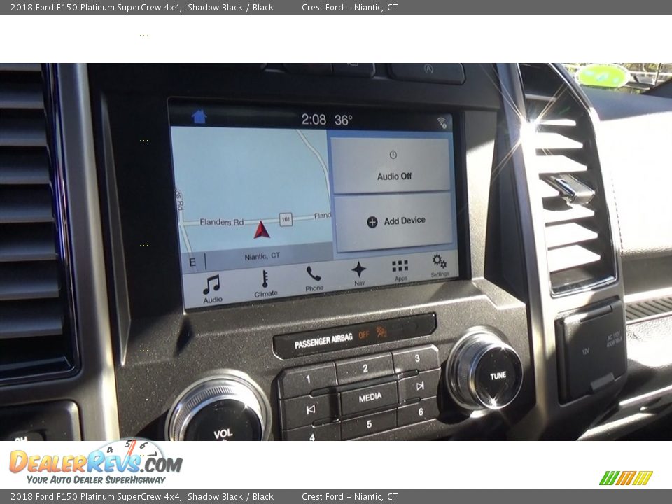 2018 Ford F150 Platinum SuperCrew 4x4 Shadow Black / Black Photo #14