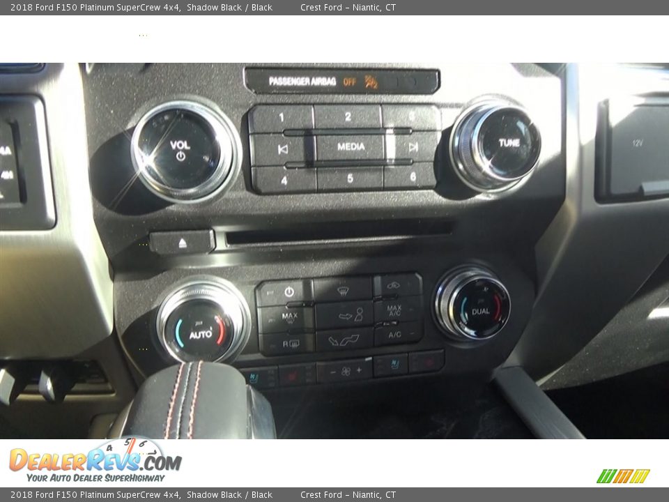 2018 Ford F150 Platinum SuperCrew 4x4 Shadow Black / Black Photo #15
