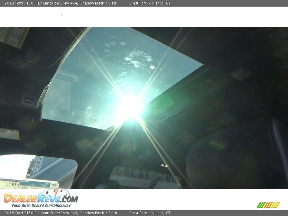 2018 Ford F150 Platinum SuperCrew 4x4 Shadow Black / Black Photo #18