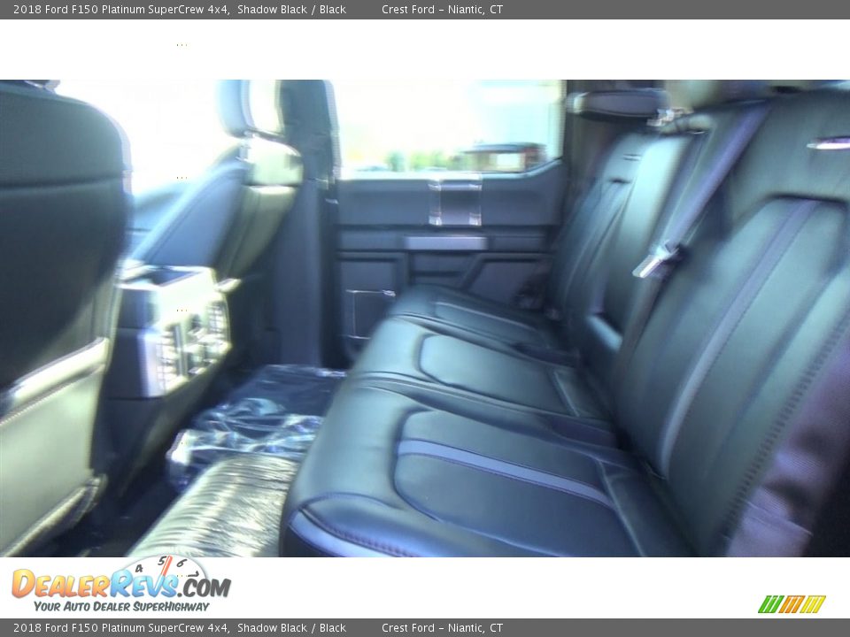 2018 Ford F150 Platinum SuperCrew 4x4 Shadow Black / Black Photo #19