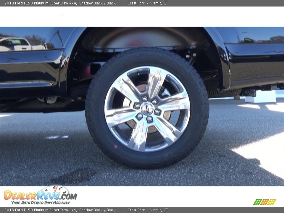 2018 Ford F150 Platinum SuperCrew 4x4 Shadow Black / Black Photo #22
