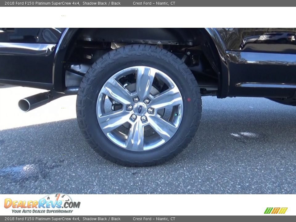 2018 Ford F150 Platinum SuperCrew 4x4 Shadow Black / Black Photo #24
