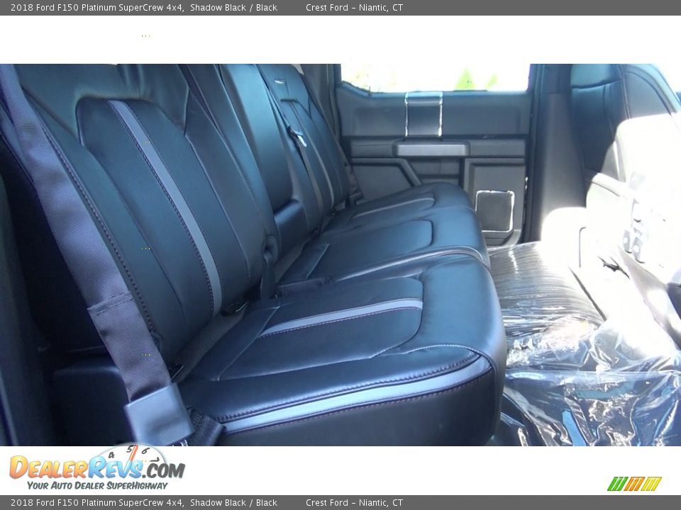 2018 Ford F150 Platinum SuperCrew 4x4 Shadow Black / Black Photo #25