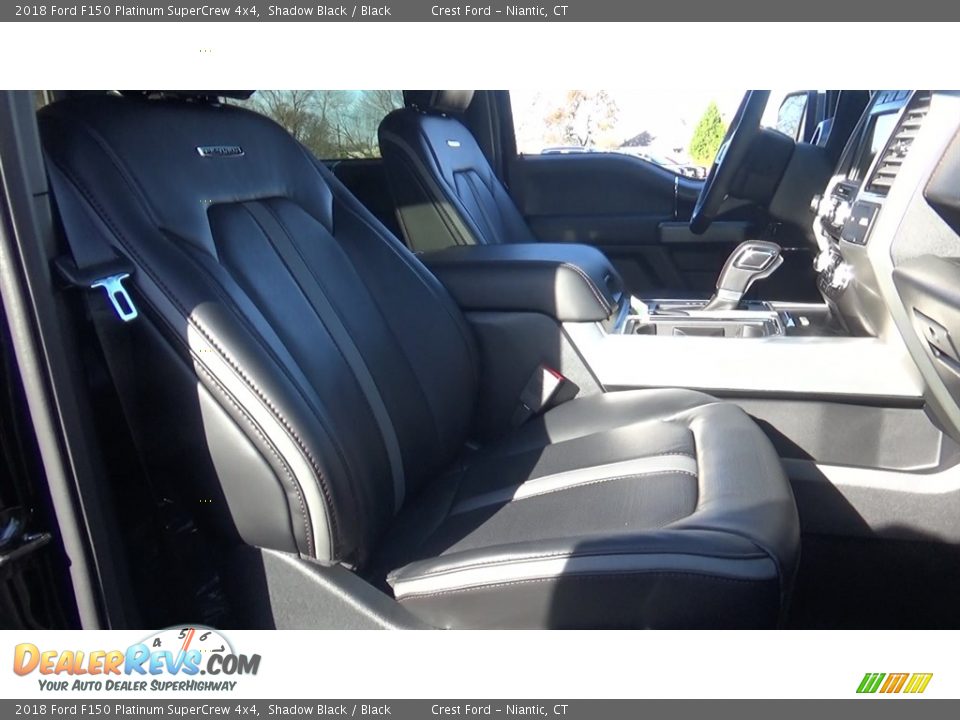 2018 Ford F150 Platinum SuperCrew 4x4 Shadow Black / Black Photo #26