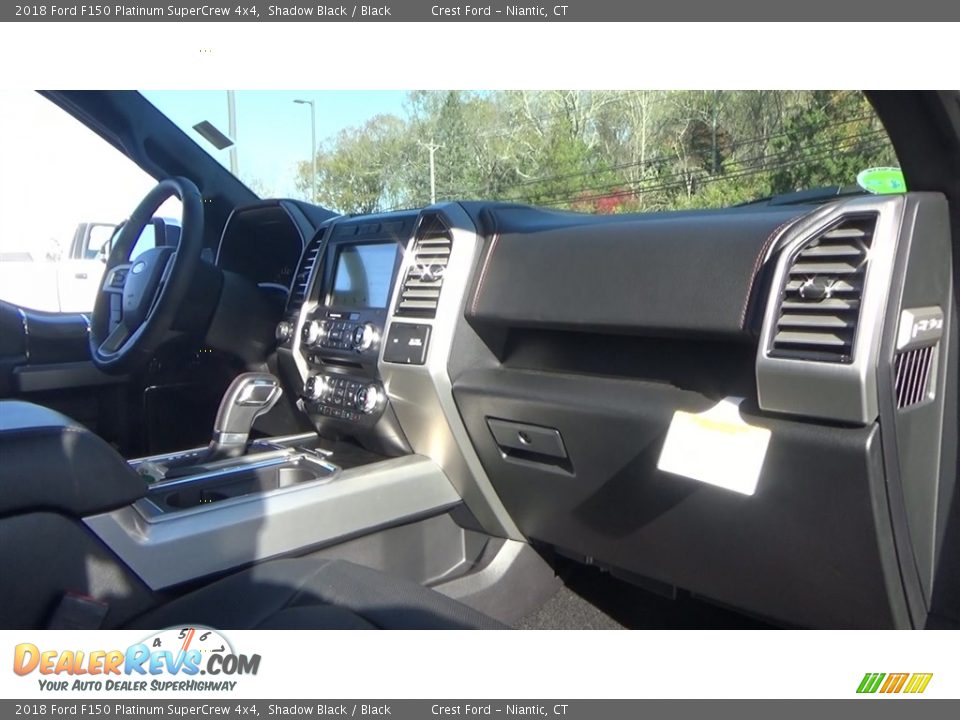 2018 Ford F150 Platinum SuperCrew 4x4 Shadow Black / Black Photo #27