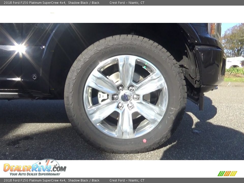 2018 Ford F150 Platinum SuperCrew 4x4 Shadow Black / Black Photo #28