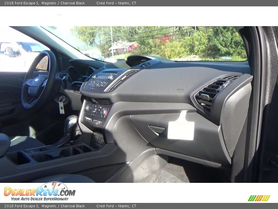 2018 Ford Escape S Magnetic / Charcoal Black Photo #23