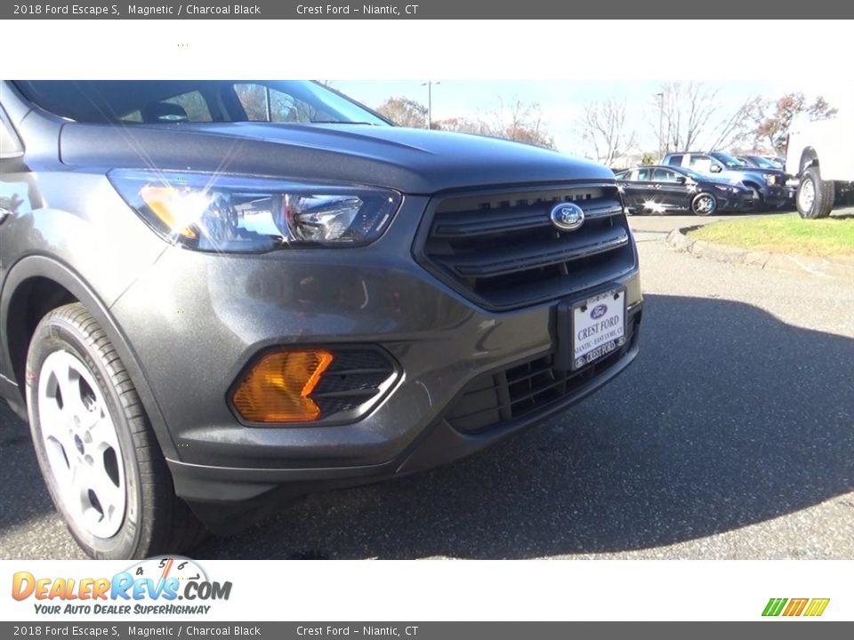 2018 Ford Escape S Magnetic / Charcoal Black Photo #25
