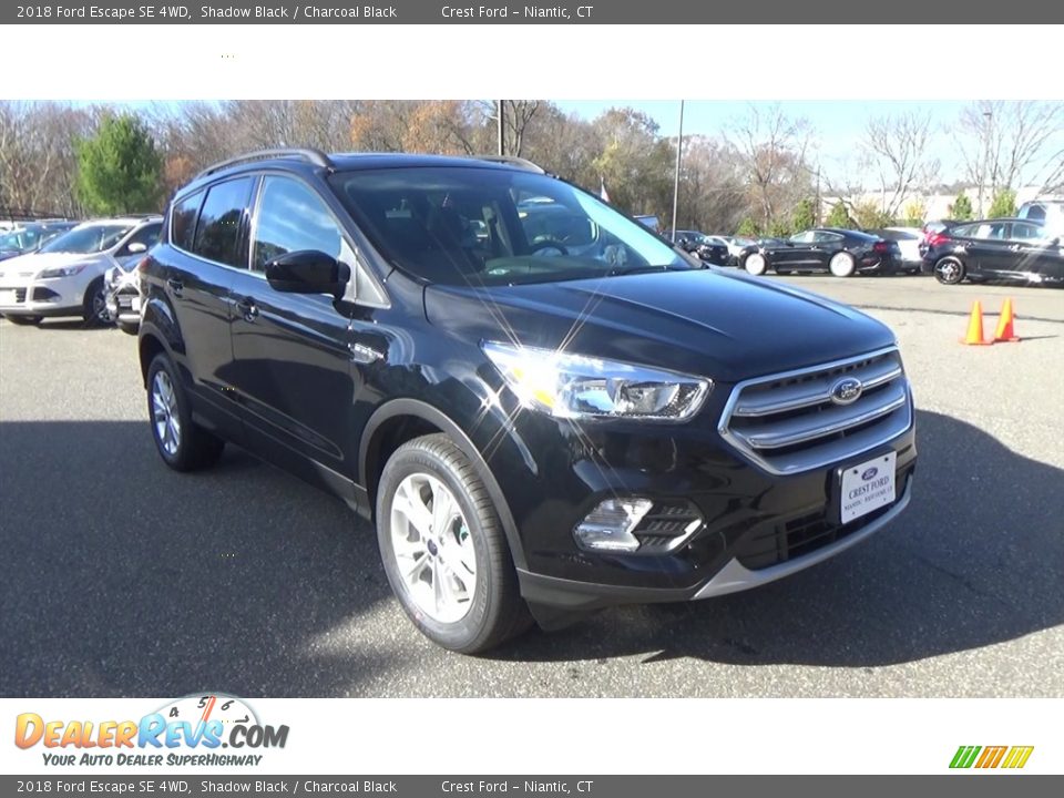 2018 Ford Escape SE 4WD Shadow Black / Charcoal Black Photo #1