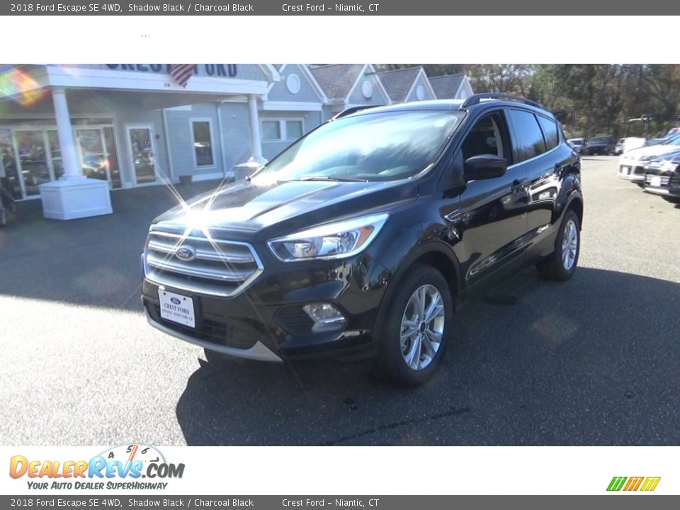 2018 Ford Escape SE 4WD Shadow Black / Charcoal Black Photo #3