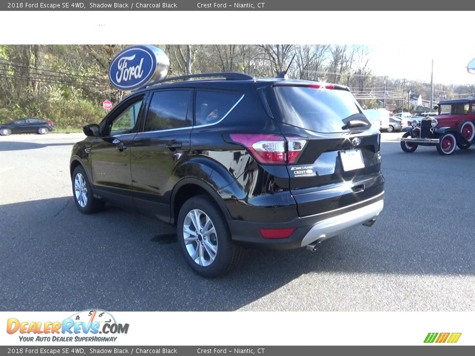 2018 Ford Escape SE 4WD Shadow Black / Charcoal Black Photo #5