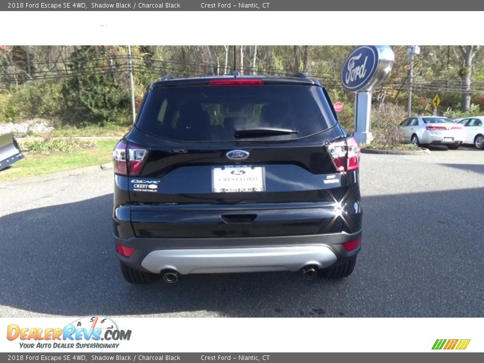 2018 Ford Escape SE 4WD Shadow Black / Charcoal Black Photo #6