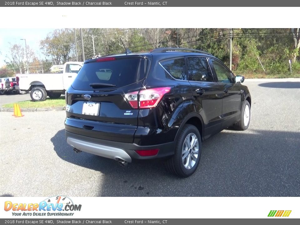 2018 Ford Escape SE 4WD Shadow Black / Charcoal Black Photo #7