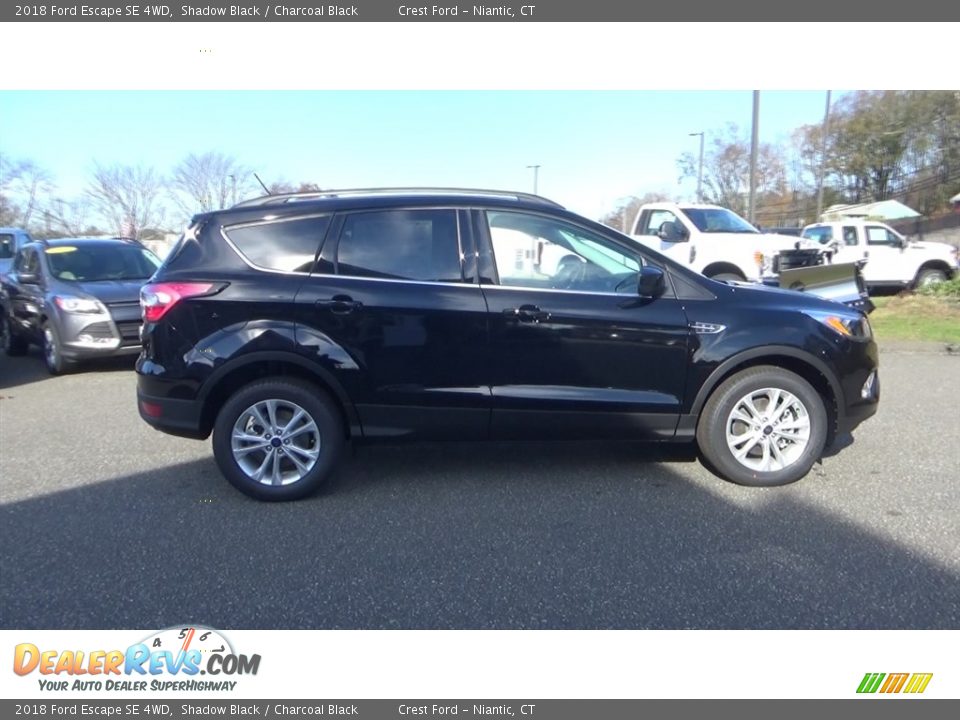 2018 Ford Escape SE 4WD Shadow Black / Charcoal Black Photo #8
