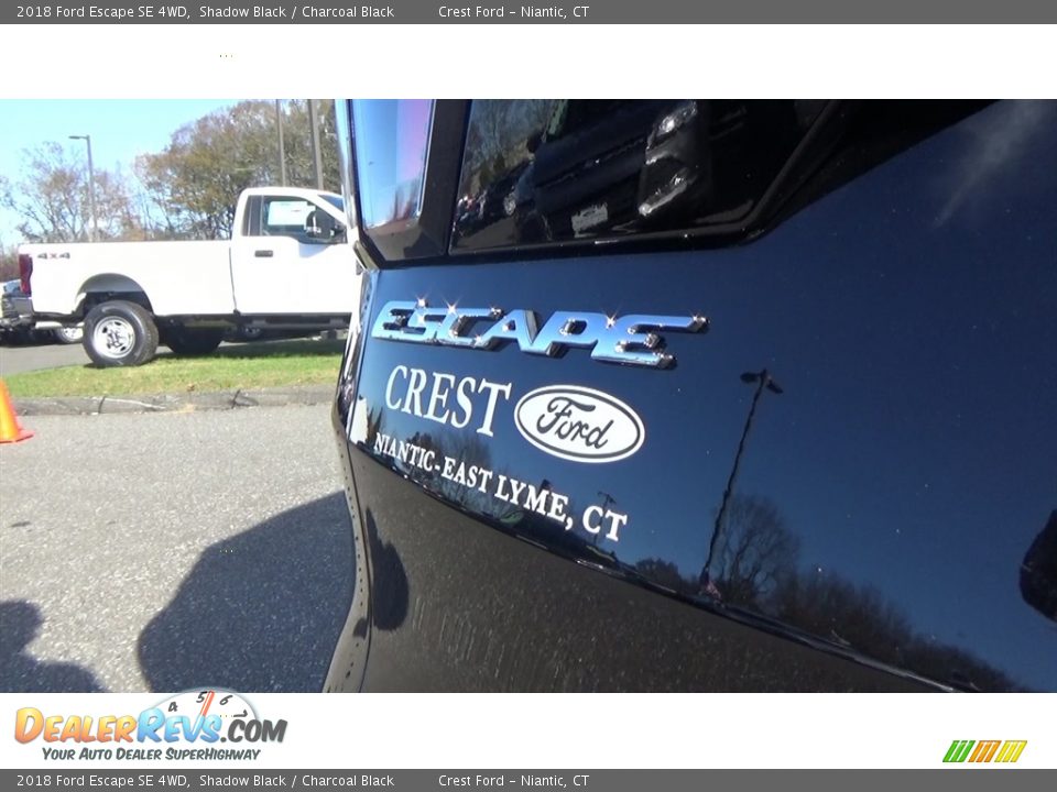 2018 Ford Escape SE 4WD Shadow Black / Charcoal Black Photo #10