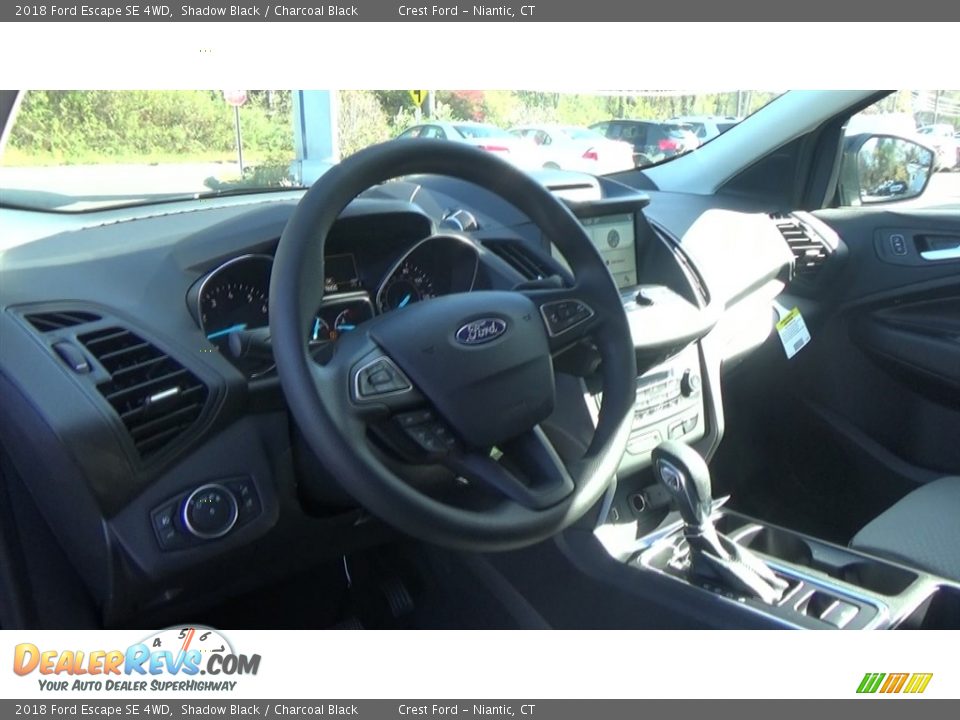 2018 Ford Escape SE 4WD Shadow Black / Charcoal Black Photo #11
