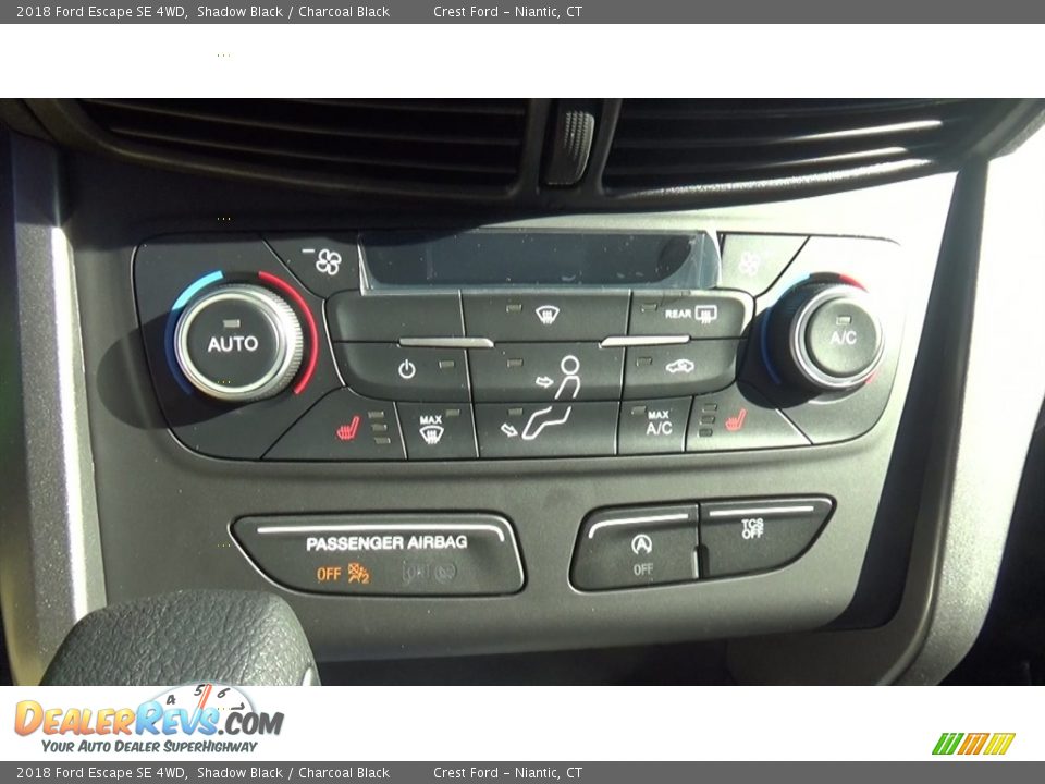 2018 Ford Escape SE 4WD Shadow Black / Charcoal Black Photo #16