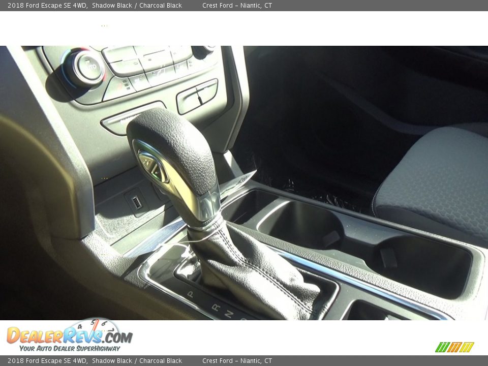 2018 Ford Escape SE 4WD Shadow Black / Charcoal Black Photo #17