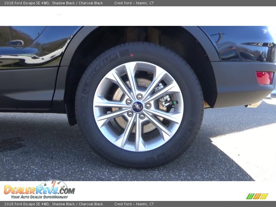 2018 Ford Escape SE 4WD Shadow Black / Charcoal Black Photo #21