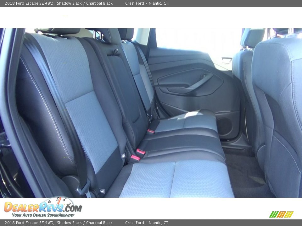 2018 Ford Escape SE 4WD Shadow Black / Charcoal Black Photo #24