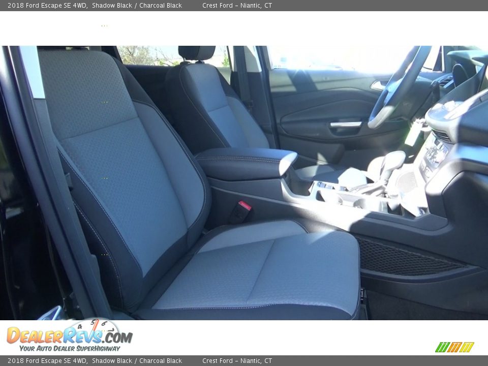 2018 Ford Escape SE 4WD Shadow Black / Charcoal Black Photo #25