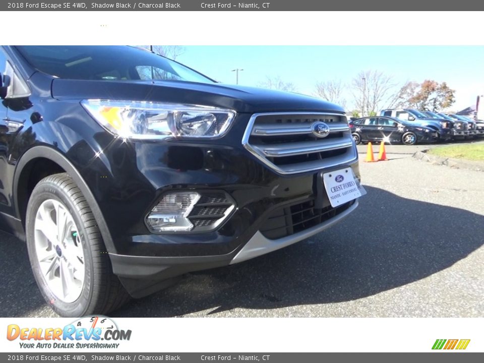 2018 Ford Escape SE 4WD Shadow Black / Charcoal Black Photo #28