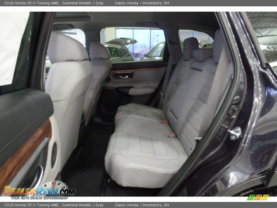 2018 Honda CR-V Touring AWD Gunmetal Metallic / Gray Photo #9