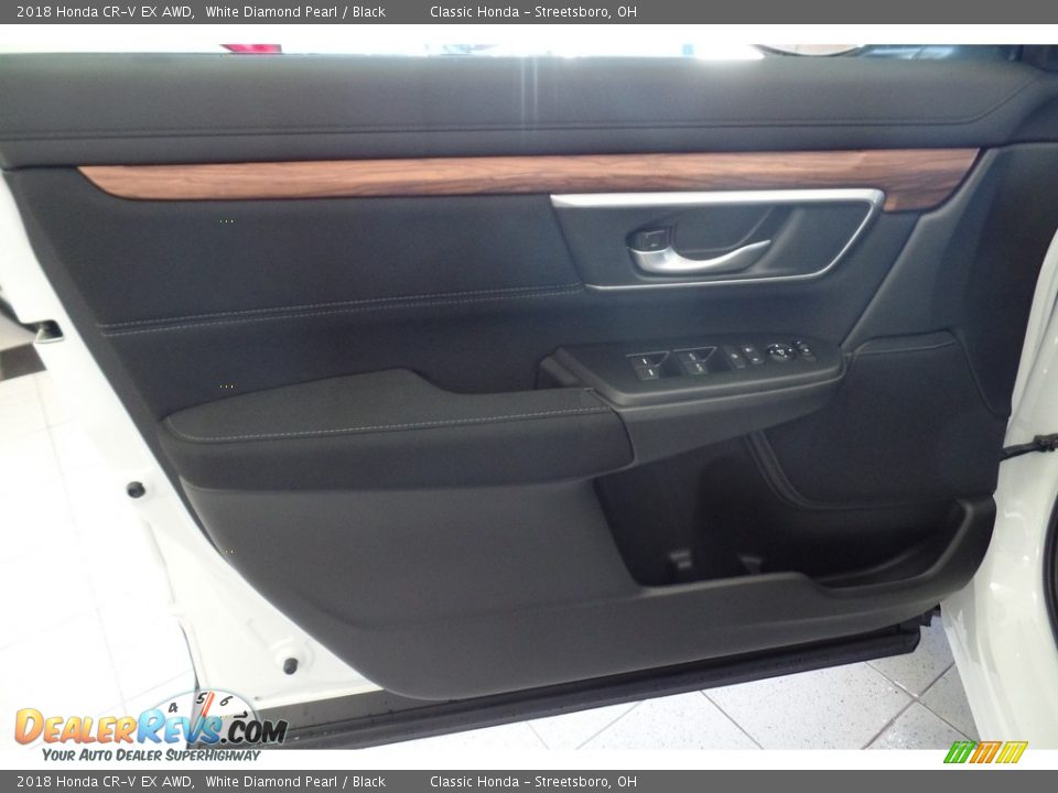 2018 Honda CR-V EX AWD White Diamond Pearl / Black Photo #5
