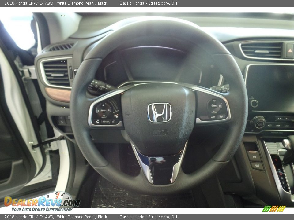 2018 Honda CR-V EX AWD White Diamond Pearl / Black Photo #10