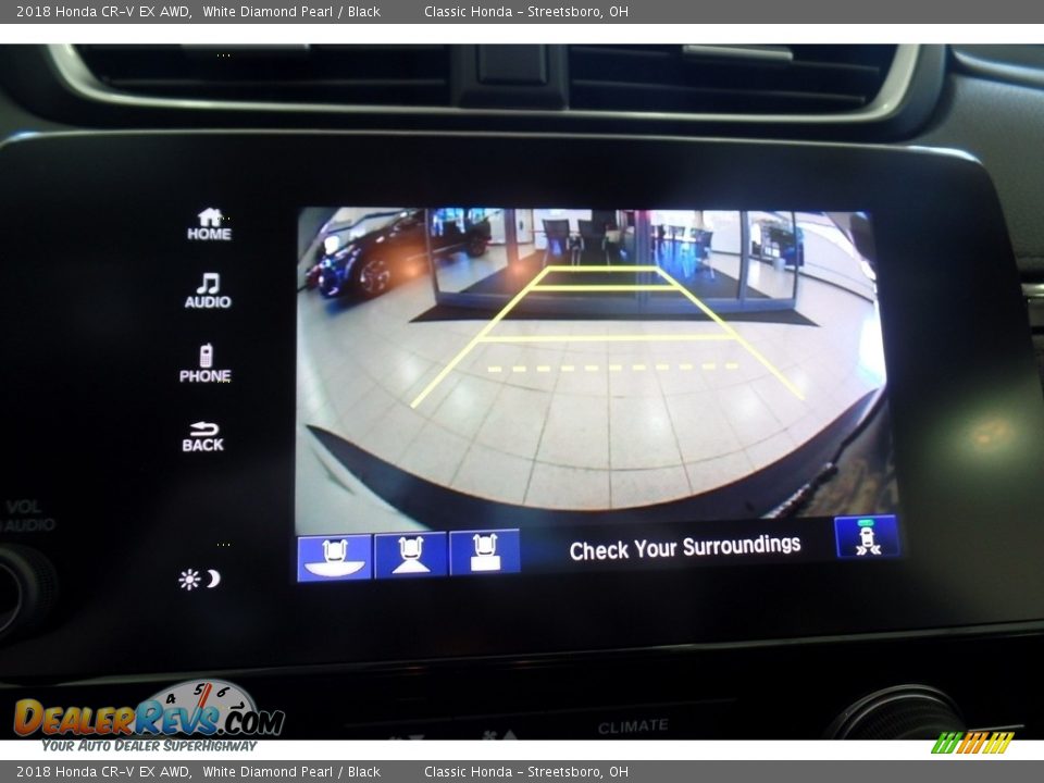 2018 Honda CR-V EX AWD White Diamond Pearl / Black Photo #12