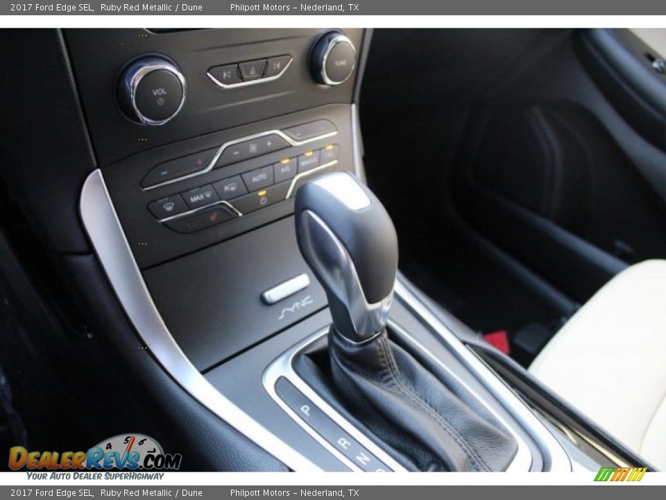 2017 Ford Edge SEL Ruby Red Metallic / Dune Photo #15
