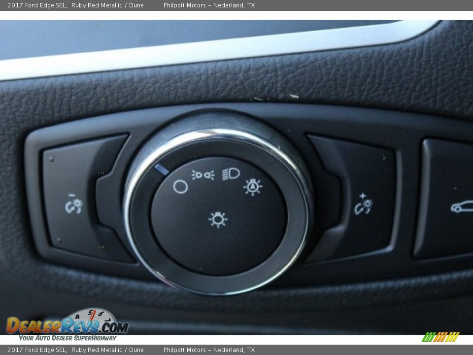 2017 Ford Edge SEL Ruby Red Metallic / Dune Photo #20