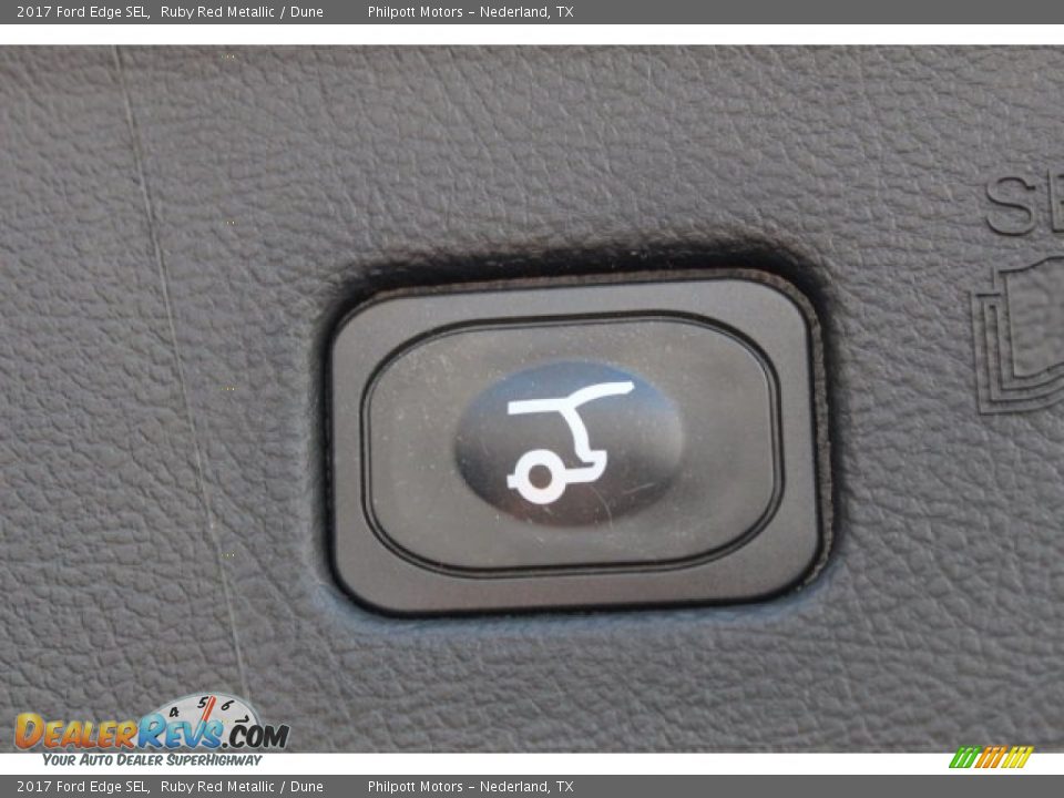 2017 Ford Edge SEL Ruby Red Metallic / Dune Photo #26