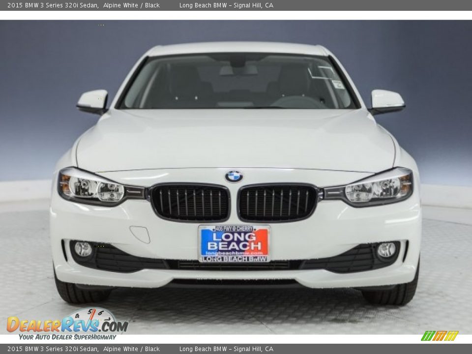 2015 BMW 3 Series 320i Sedan Alpine White / Black Photo #2