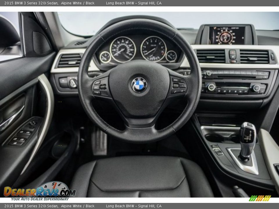 2015 BMW 3 Series 320i Sedan Alpine White / Black Photo #4