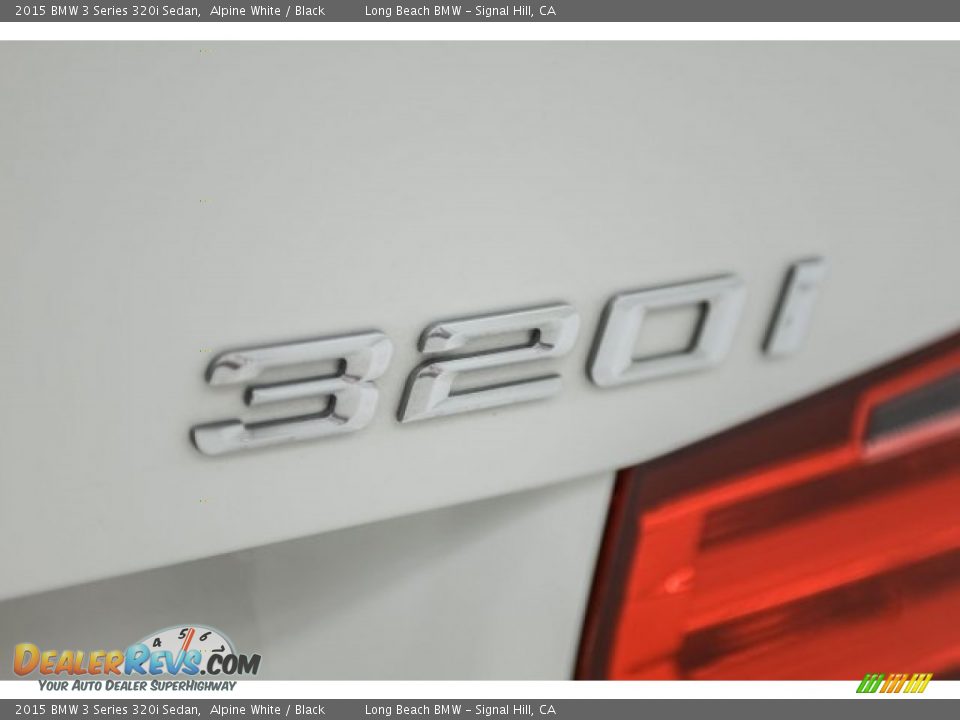 2015 BMW 3 Series 320i Sedan Alpine White / Black Photo #7