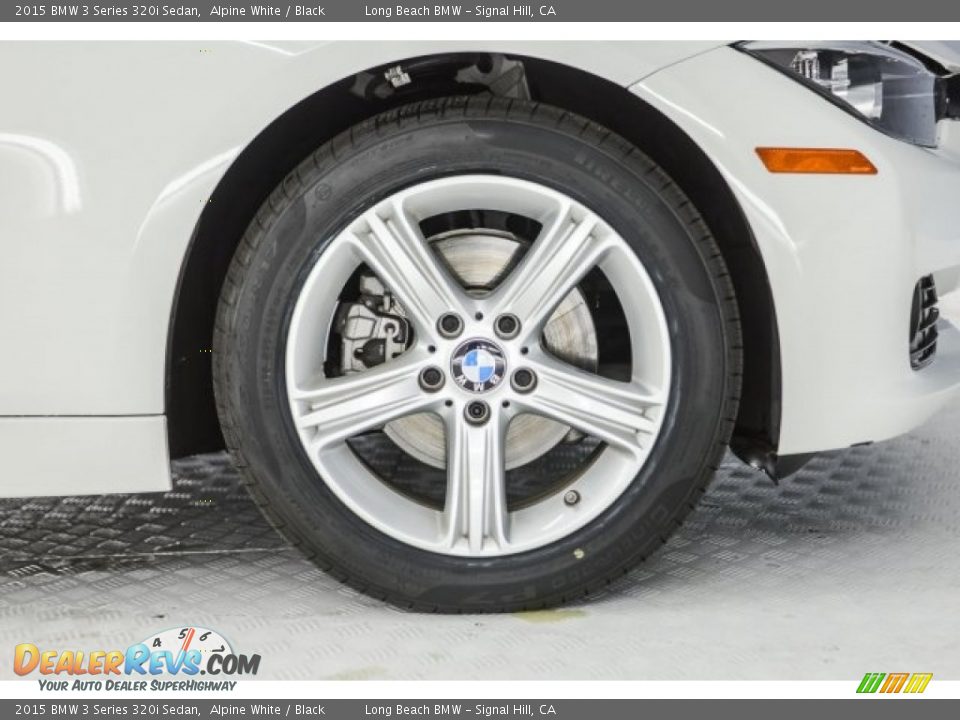 2015 BMW 3 Series 320i Sedan Alpine White / Black Photo #8
