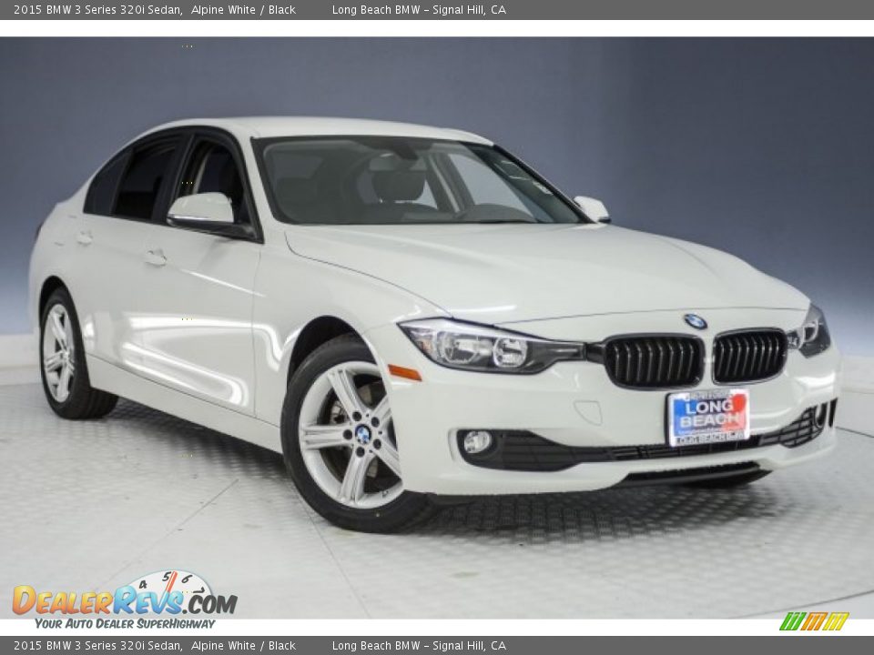 2015 BMW 3 Series 320i Sedan Alpine White / Black Photo #12