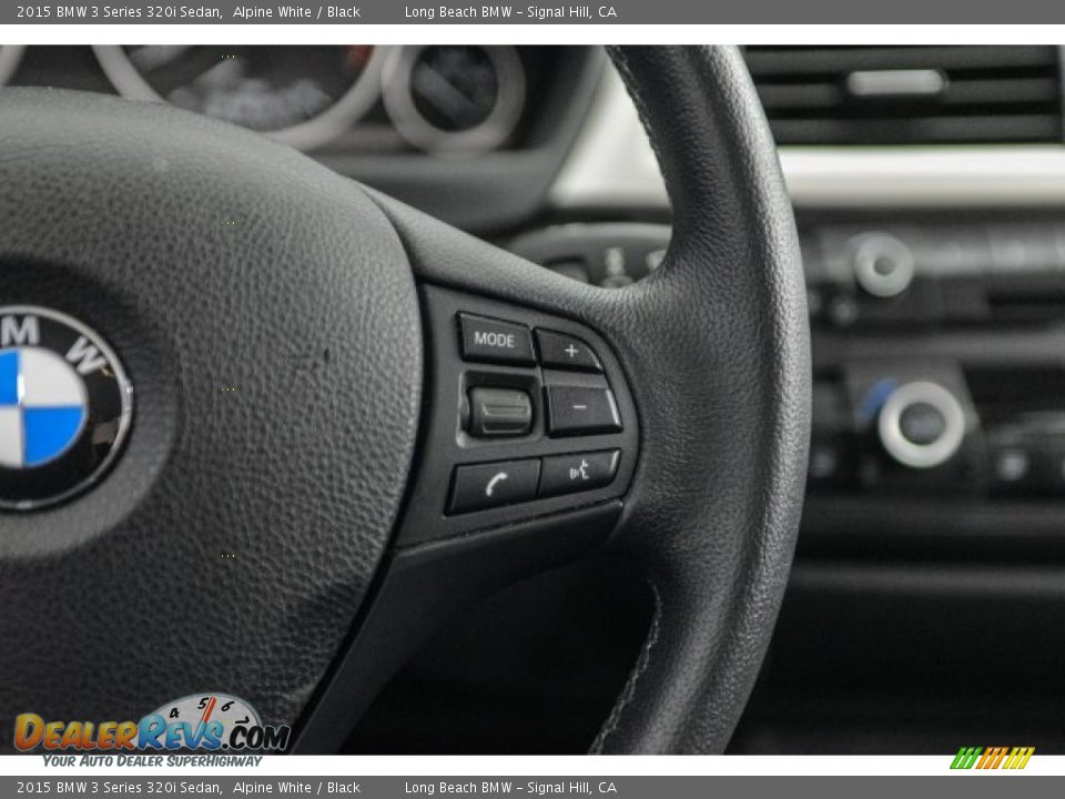 2015 BMW 3 Series 320i Sedan Alpine White / Black Photo #14