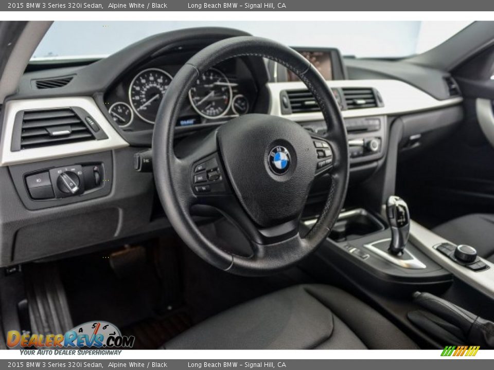 2015 BMW 3 Series 320i Sedan Alpine White / Black Photo #15
