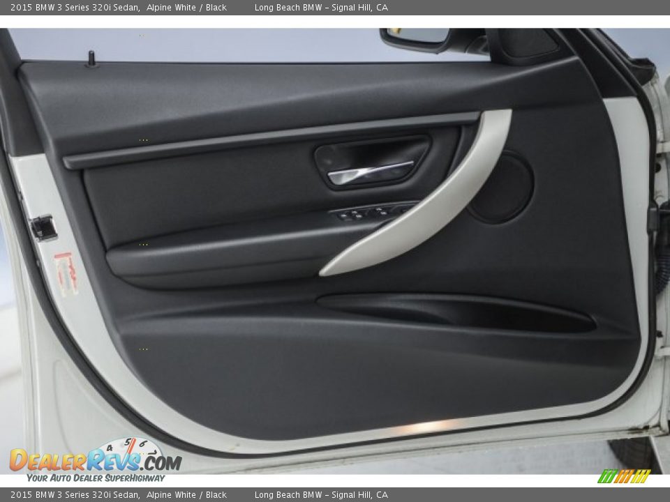 2015 BMW 3 Series 320i Sedan Alpine White / Black Photo #18